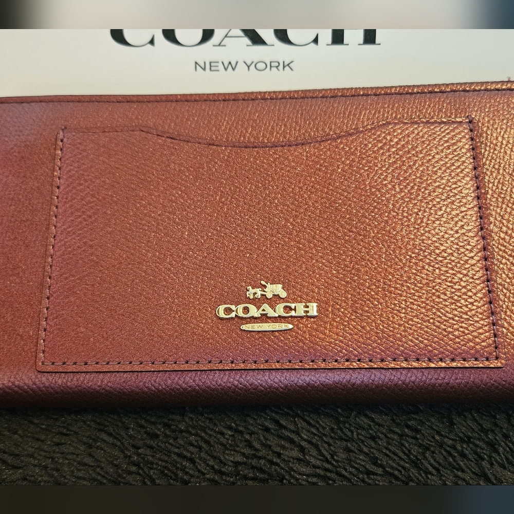 Coach Accordion Zip Wallet - Picture 4 of 8